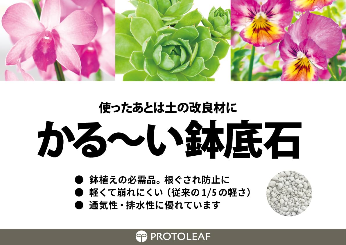 Amazon.co.jp: プロトリーフ かるーい鉢底石2L : ペット用品